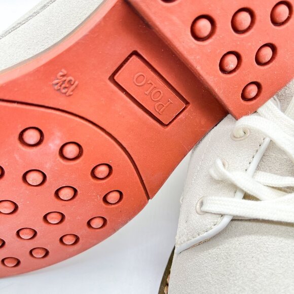 Boys brand new in box Ralph Lauren white buc shoes - Picture 3 of 9